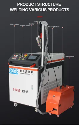Julong Low Heat Affected Zone Fiber Laser Welding Equipment