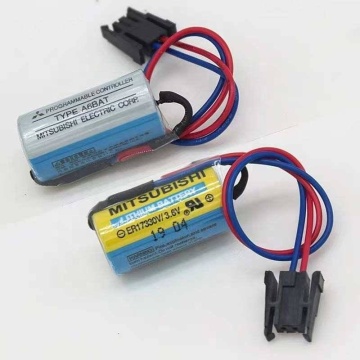Mitsubishi ER17330V/3.6V PLC Servo Drive Battery - ANS Series A6BAT/MR -BAT