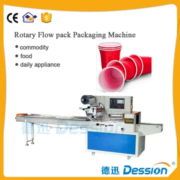full automatic packaging machine disposable glass plastic cup