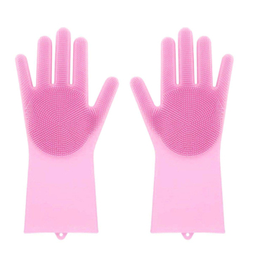 Heat-Resistant Silicone Gloves for Kitchen & Oven Use - Sponge Brush Protection