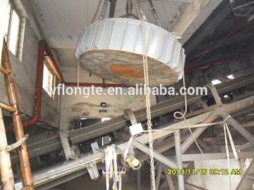 Suspended dry magnetic removal electromagnet