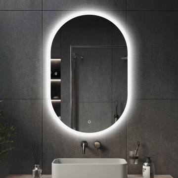 Intelligent Sensor Defogging Dimming Bathroom Mirror with Safe Packaging and Arch Design