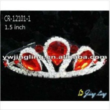 Red Crowns Rhinestone Cheap Girls Tiaras