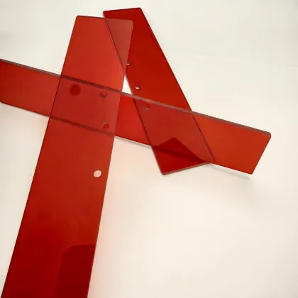 2mm Thickness Optical Hoya R-62 HB610 red glass