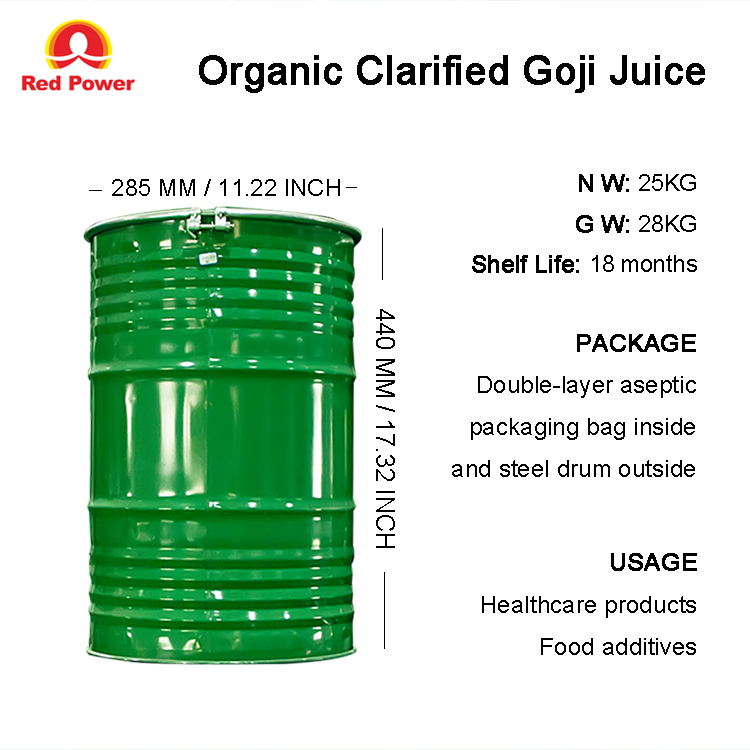 20kg Organic Clarified Goji Juice