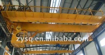 Electric Double-girder overhead crane with hook