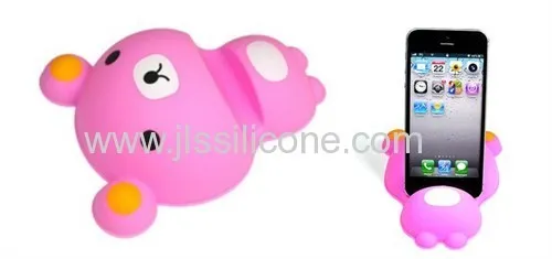Cute Bear-shaped Wholesale Silicone Phone Holder 