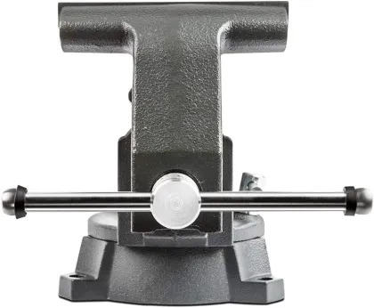 Professional Heavy Duty Swivel Base Table Clamps: 4, 5, 6, and 8-inch Universal Vises for Woodworking Bench Applications