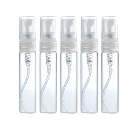 China Factory OEM 10ml Frosted Round Glass Perfume Bottle