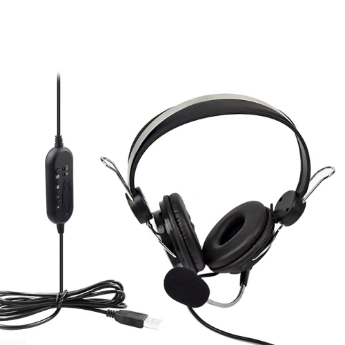 Computer Headset Wired USB & 3.5MM Headphones