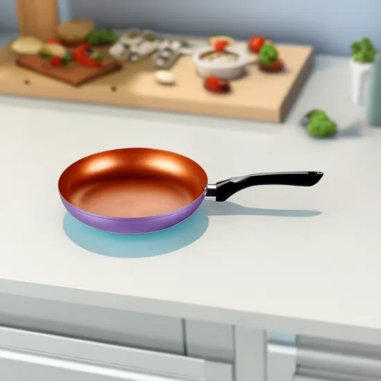 Forged Aluminum Non-Stick Frying Pan, Griddle, and Flat Pan for Kitchen Utensils