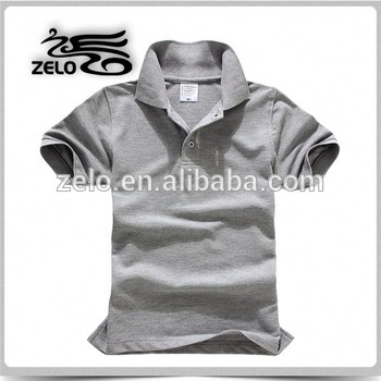 2015 summer blank t shirt polo china factory