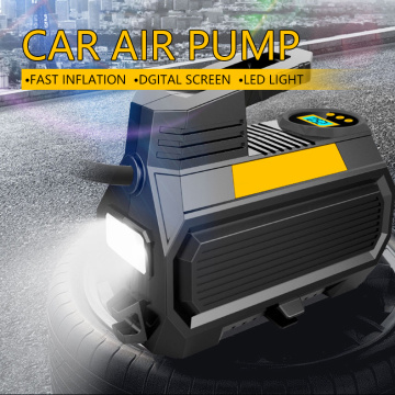 Motocin Jirgin Sama na Motsa Mota don Tayoyin Mota 12V DC Auto Gyara Motsa Matsakaicin Matsakaicin Matsi tare da Matsakaicin Matsakaicin Matsi tare da Makarantar Matsakaicin Digital har zuwa 150psi tare da LID