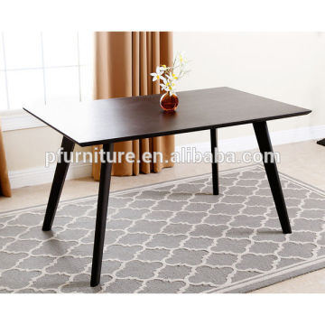 Foshan Furniture Factory High Quality Brown Wood Dining Table
