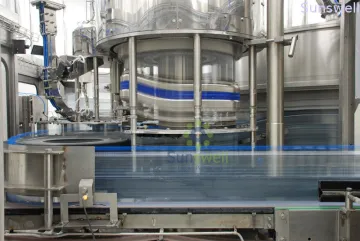 Pet Bottle Water Filling Machines Gravity Filling Method For Pure Water