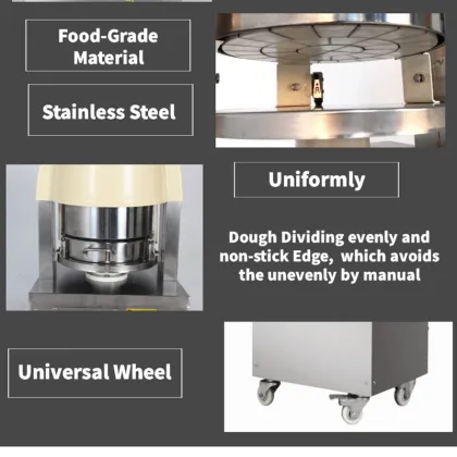 Torta y Pizza: Máquina Cortadora Divisora de Masa para Empanadas y Tortillas