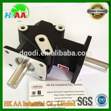 90 degree gear drive, right angle gear reduction drive