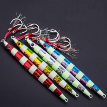 Luminous Speed Metal Jig Lures for Marine Boat Casting - 100g to 400g