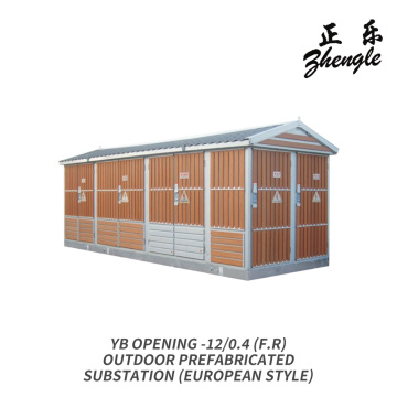 Subestación prefabricada al aire libre de estilo europeo
