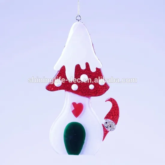 new style Mushroom house and clown Christmas decoration