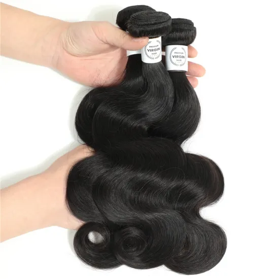 Virgin Brazilian Human Hair Bundles , Wholesale Bundle Hair Vendors, Free Sample 10A Mink Virgin Brazilian Cuticle Aligned Hair
