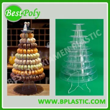 Acrylic display stand macaron tower macaron shelf for wedding