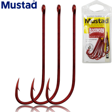 Mustad 90234 Jigging Hook: Strong High Carbon Barbed Sea Fishing Tackle