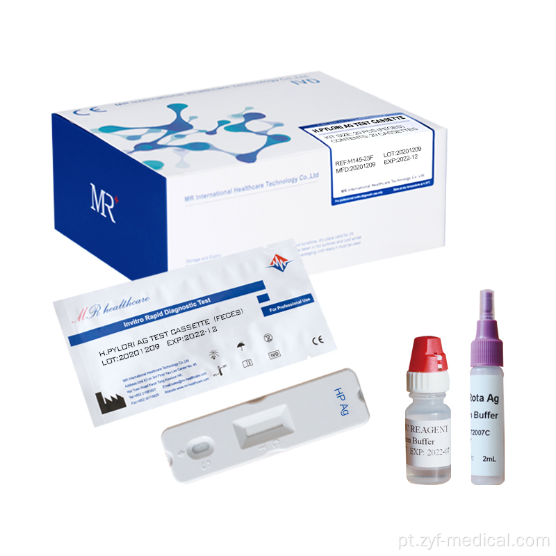 Kit de exames de sangue para detecção h.pylori kits de antígeno