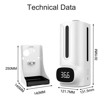 Smart temperature soap dispenser wall-mounted soap dispenser