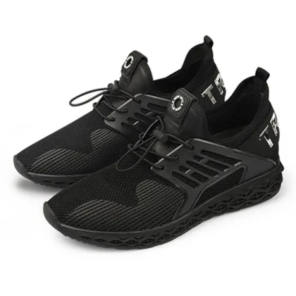 Fashion Hollow Men's Height Increasing Shoes Sneakers Get Taller 2.36 inches