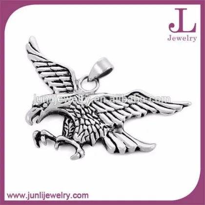 3D Soaring Eagle Pendant Enamel Stainless steel Eagle Pendant