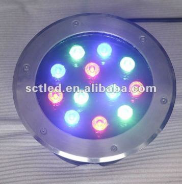 led underground light 3w RGB for garden,square
