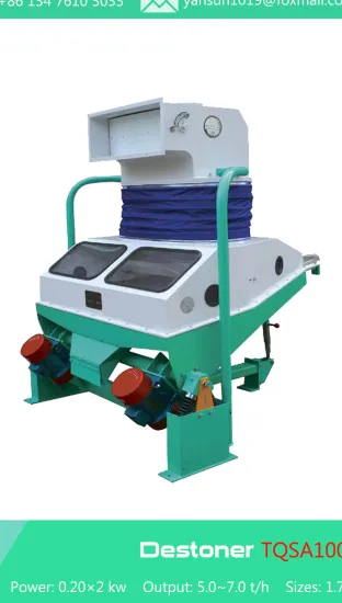 TQSF Model Suction type gravity stoner