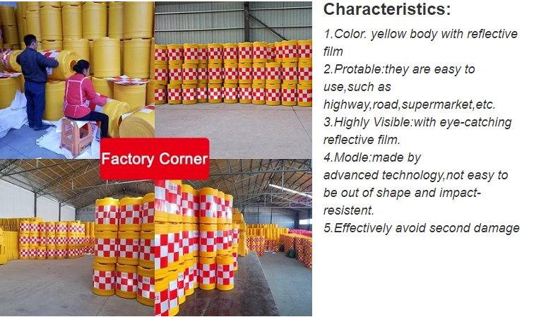 32'' Anti-Collision Bucket Road Safety Barrel