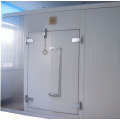 Insulated cold room hinged door