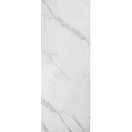 White Carrara Marble 1m wide pvc cladding panel