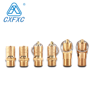 Brass 1/4" Air compressor safety relief valve