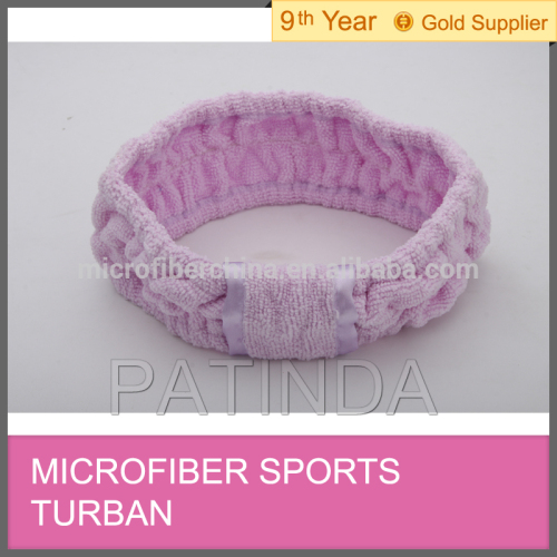 Microfiber quick dry sport hair band