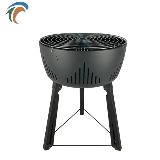 Lightweight camping folding foot grill charcoal barbecue grill outdoor