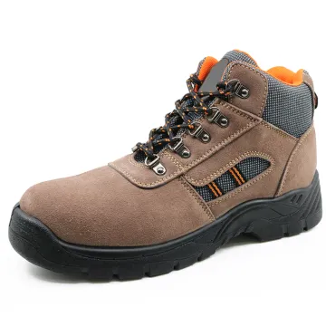 Cheap suede leather safety shoes for workers
