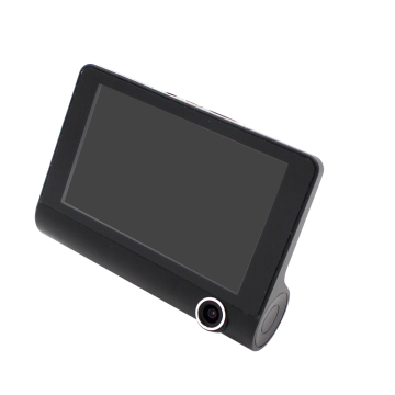 Nexar 3 Channel Dash Cam with 4 Inch IPS Screen, G-sensor, and 1080p Resolution