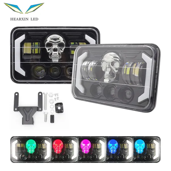 7 Inch 60W Color-Changing LED Headlight DRL for Jeep Pickup/Motorcycle