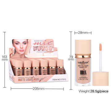 High Coverage Waterproof Oil Control Liquid Concealer with Moisturizing Effect