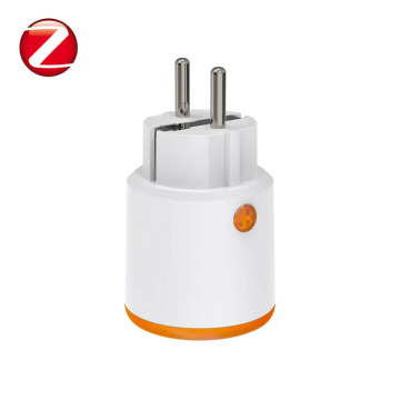 Tuya Zigbee Smart EU Socket Plug with Power Meter Monitor, Compatible with Amazon Alexa and Google Home