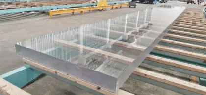 Acrylic container pool with acrylic board