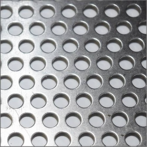 Rectangular Plate Round Hole Perforated Sheet