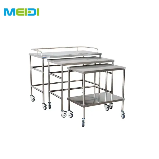 Hospital Stainless Steel Instrument Trolley