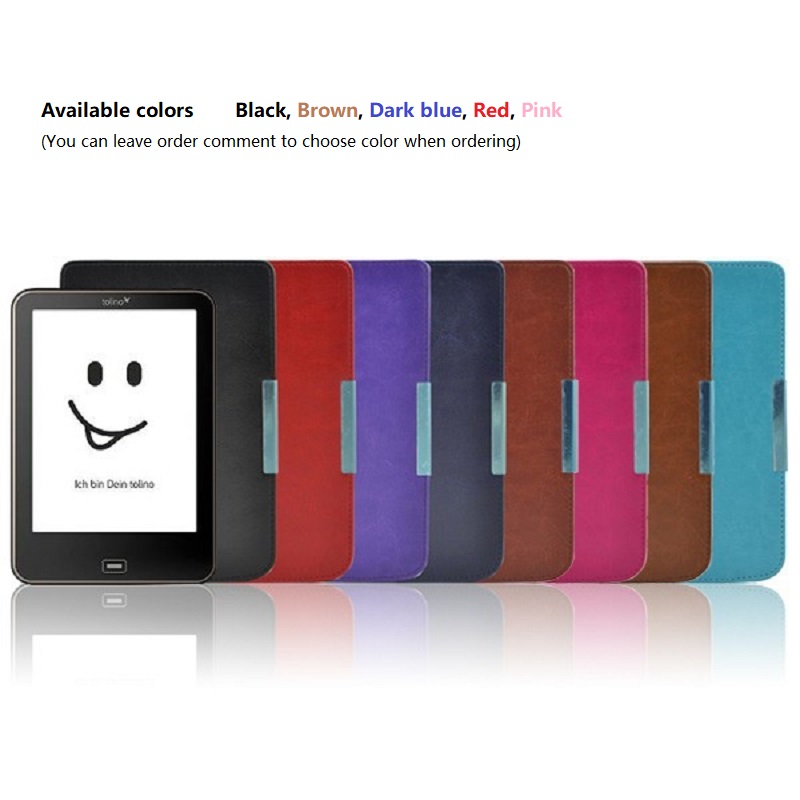 Daily waterproof Tolino Vision 2 e reader e-ink 6 inch 1024x758 touchscreen ebook Reader WiFi Tap2 cover for page turning!