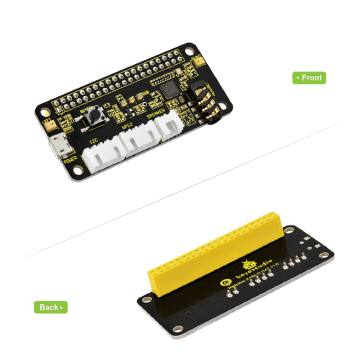 Keyestudio 5V Respeaker 2-Mic Pi Hat V1.0 for Raspberry Pi 3/3B/4 - AI and Voice Applications Raspberry Pi Shield