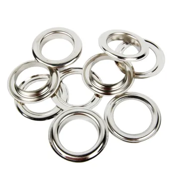 Silver Round Eyelet Grommets for Hats